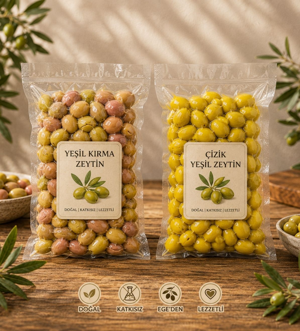 EgeHarmanı™  9 Çeşit 4.5 Kilogram Zeytin Paketi