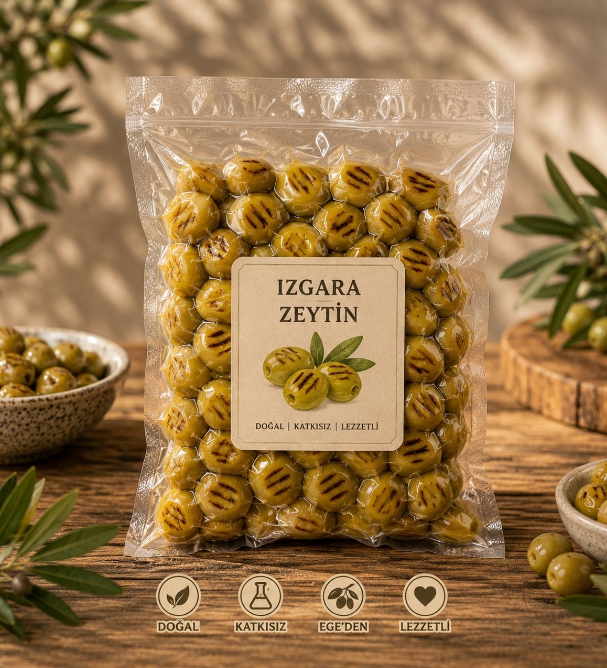 EgeHarmanı™  9 Çeşit 4.5 Kilogram Zeytin Paketi